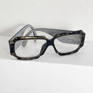 VINTAGE CHRISTIAN LACROIX - 7356 OVERSIZED TRANSLUCENT 1980'S FRANCE SUNGLASSES